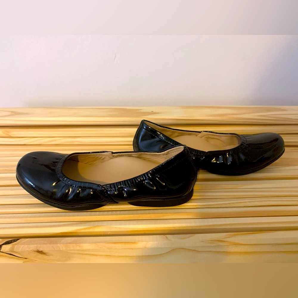 Black Patent Leather Ballet Flats